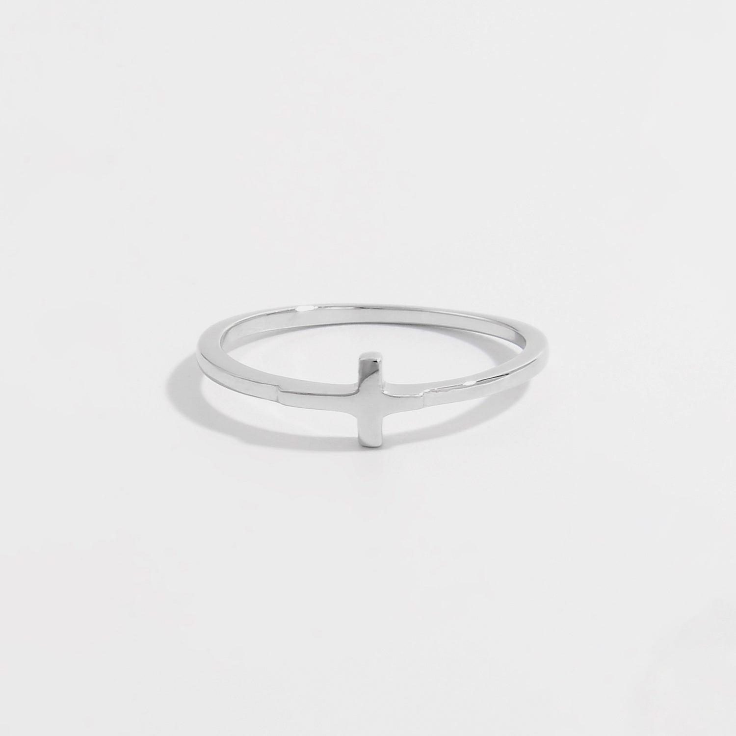 925 Sterling Silver Cross Ring Carauana Store