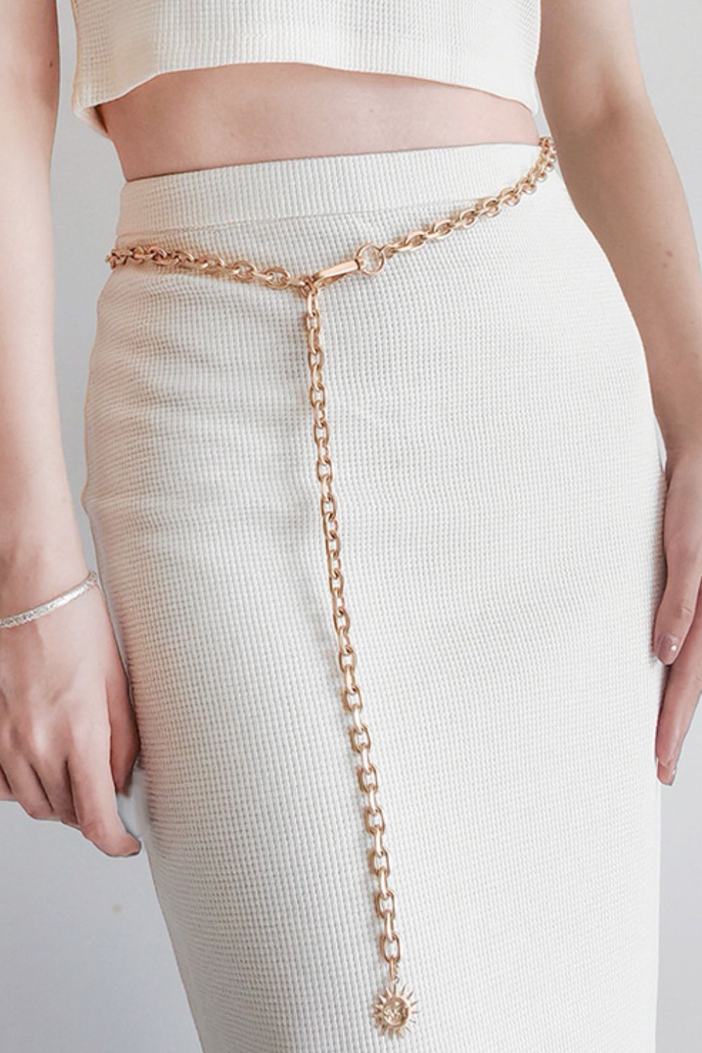 Sun Iron Chain Belt Carauana Store