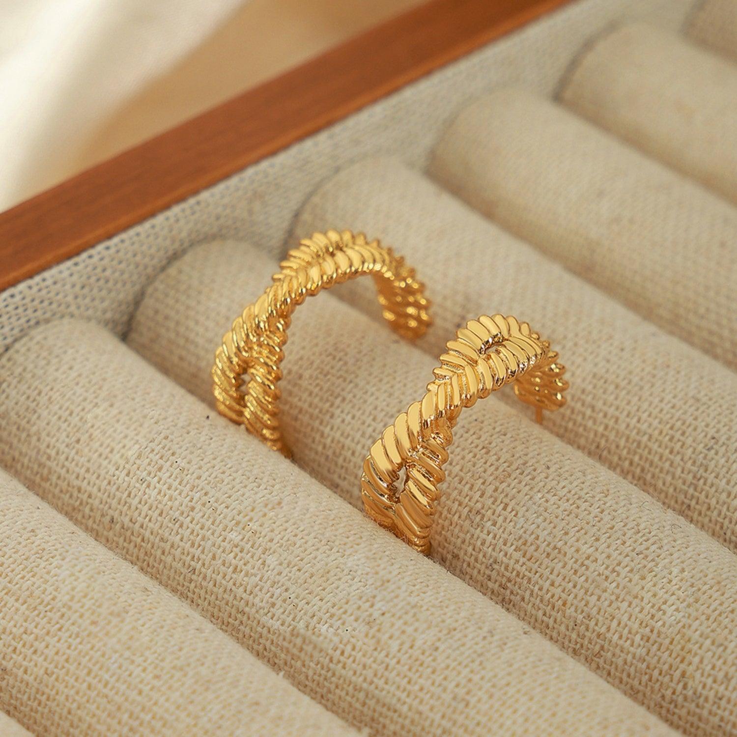 Titanium Steel Geometric Stud Earrings Carauana Store