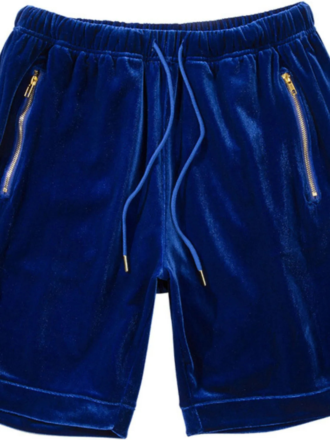 Men's Drawstring Pocketed Shorts with Zip Carauana Store