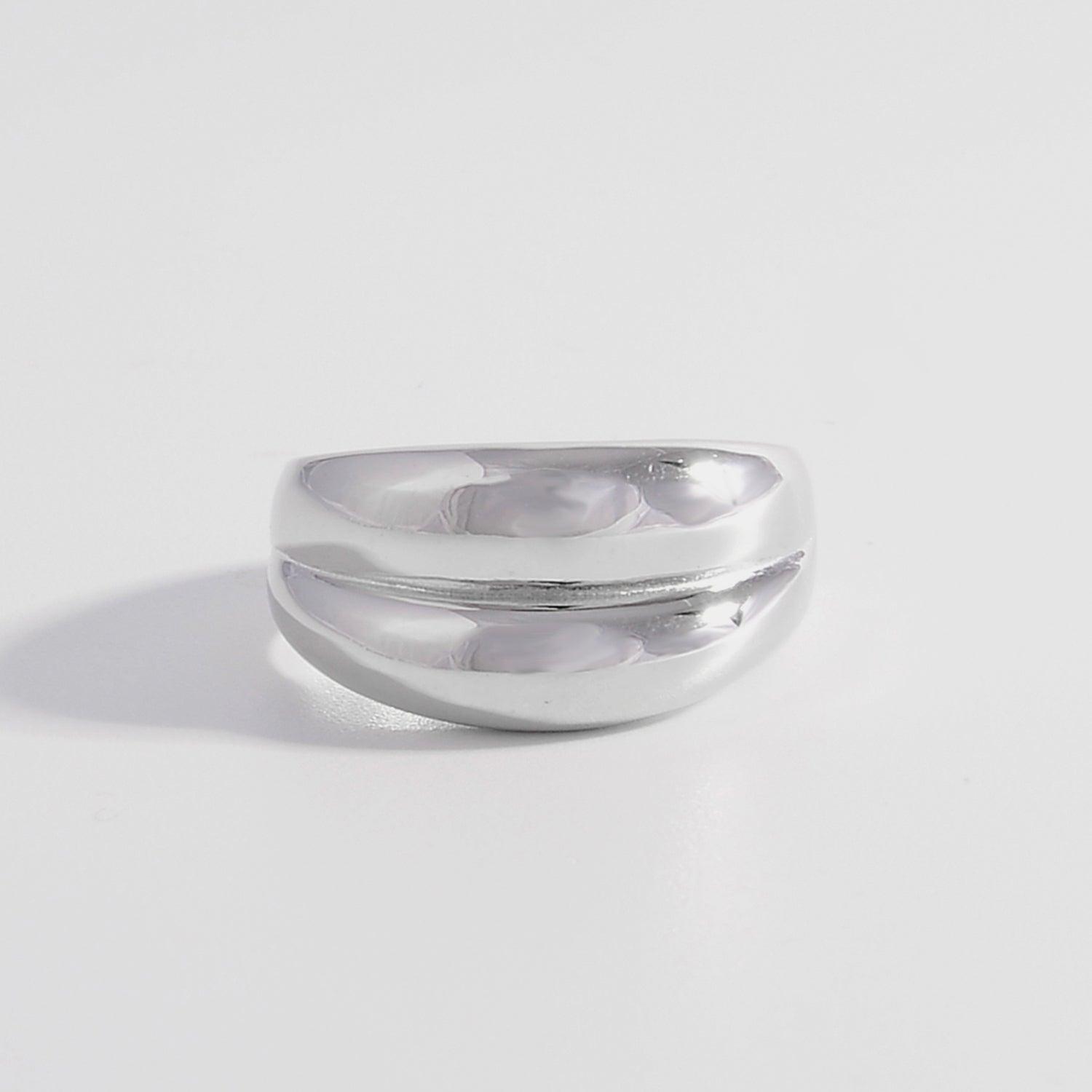 925 Sterling Silver Bulging Ring Carauana Store