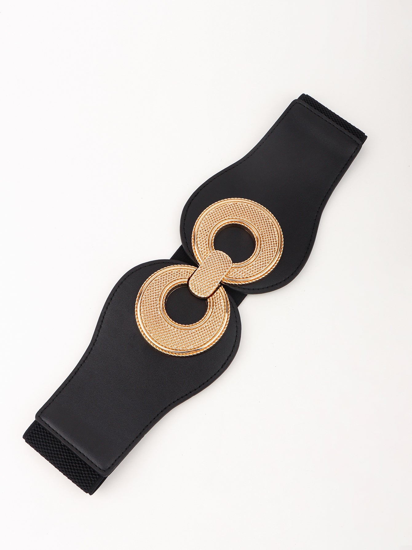 Alloy Buckle Elastic PU Belt Carauana Store