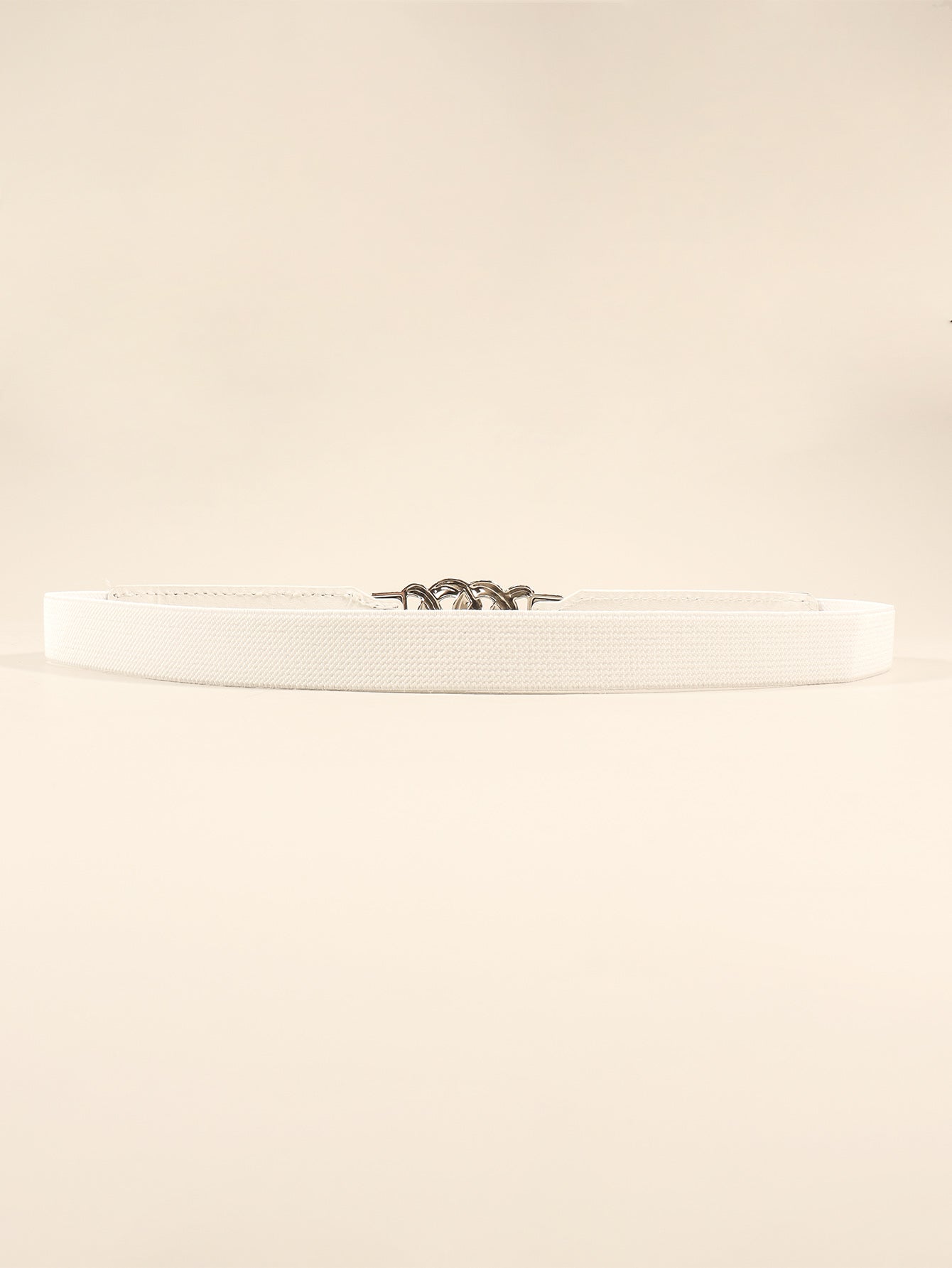 Zinc Alloy Buckle Elastic PU Belt Carauana Store