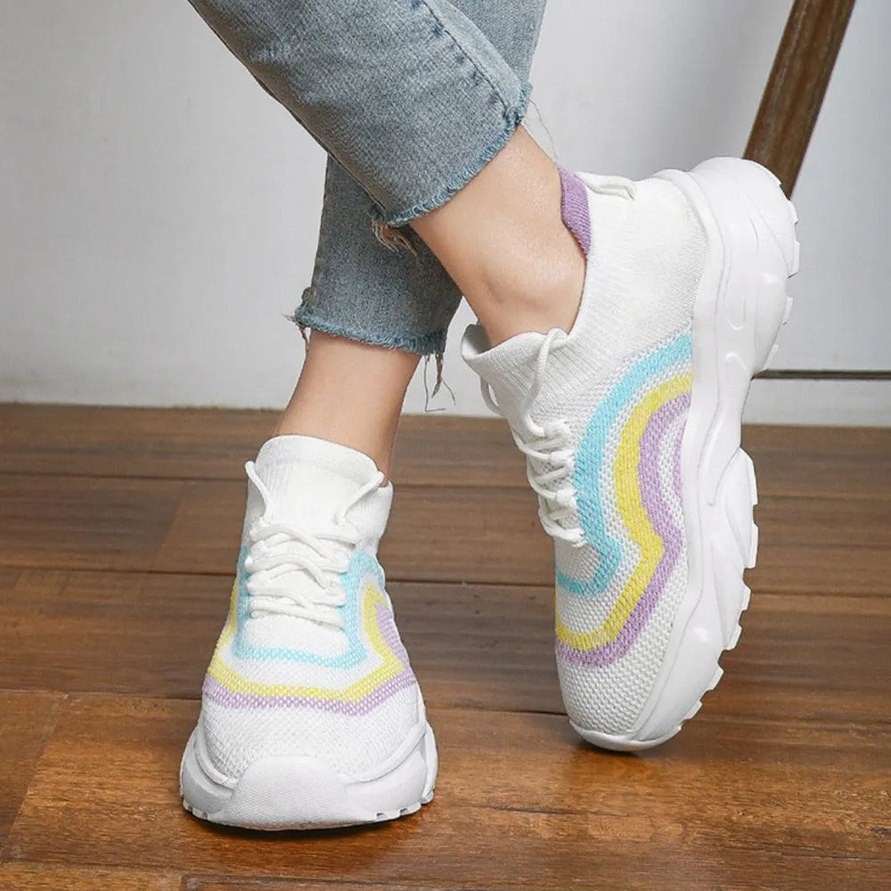 Round Toe Platform Athletic Carauana Store