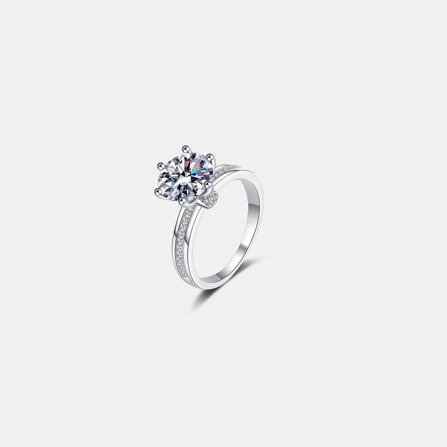 3 Carat Moissanite 925 Sterling Silver Ring Carauana Store