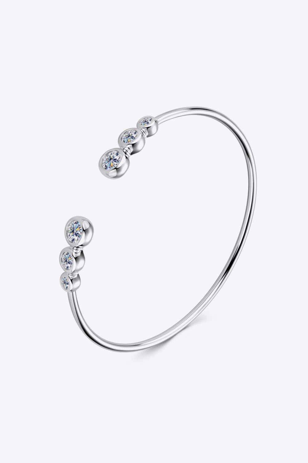 1.8 Carat Moissanite 925 Sterling Silver Bracelet Carauana Store