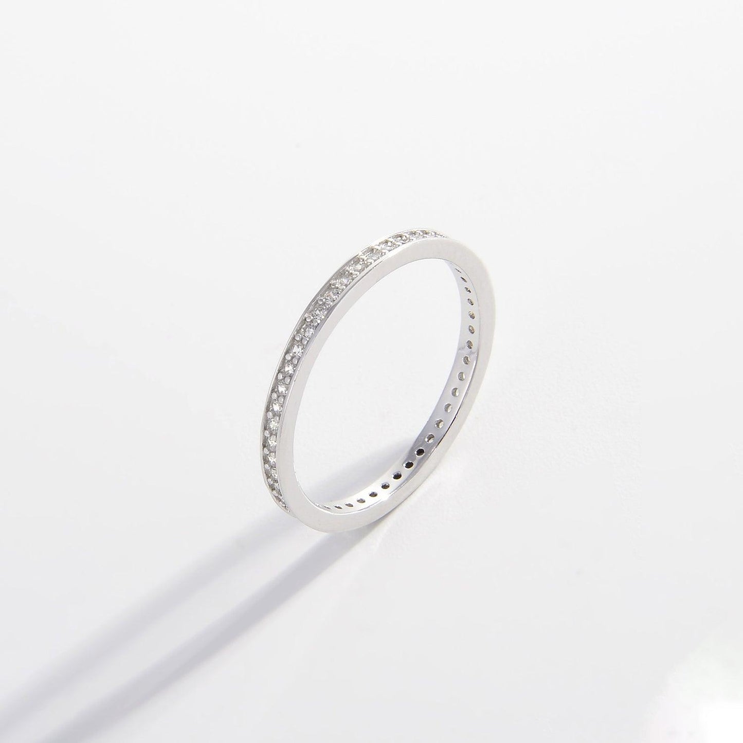 925 Sterling Silver Inlaid Zircon Ring Carauana Store