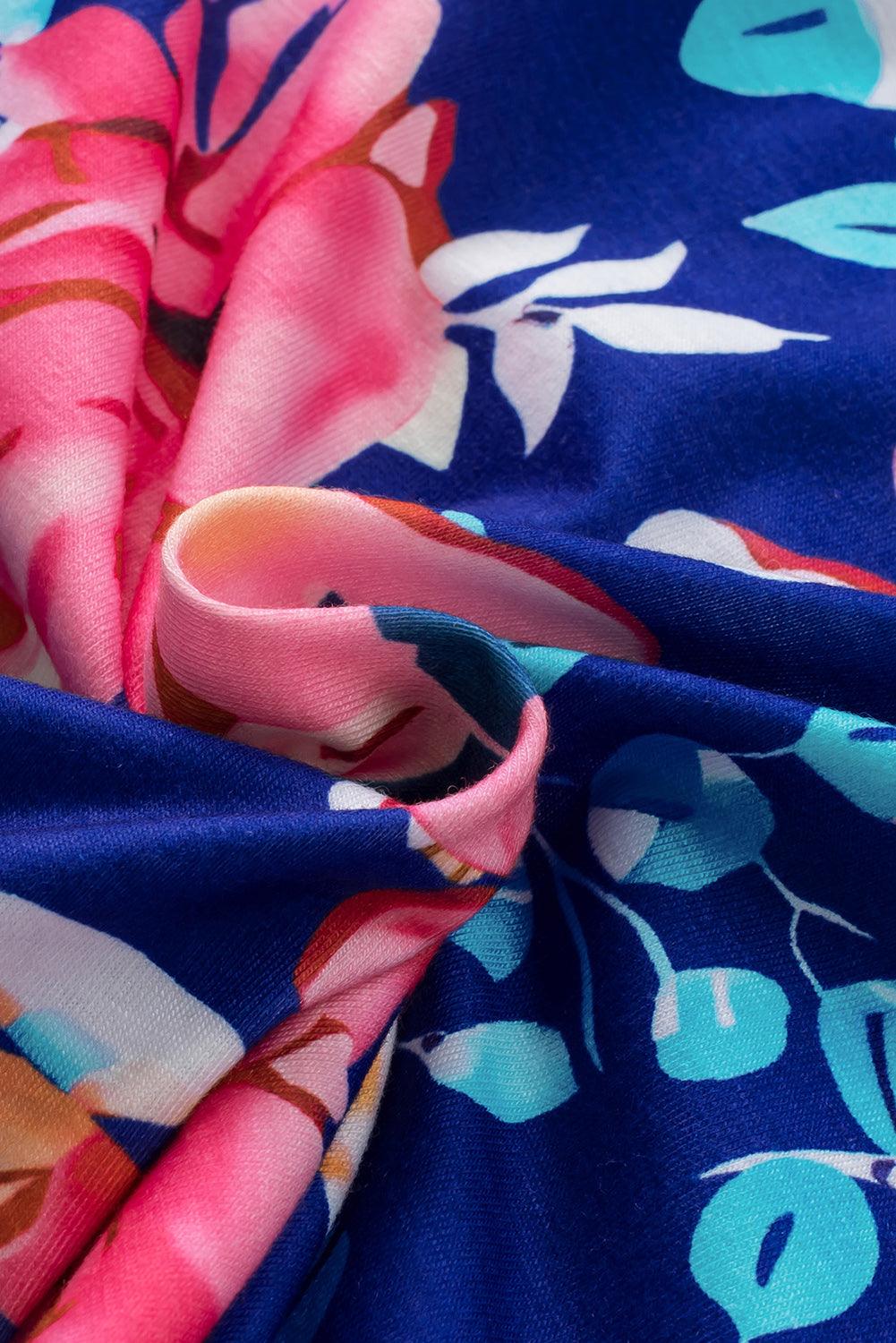 Floral Tied Mini Skirt Carauana Store