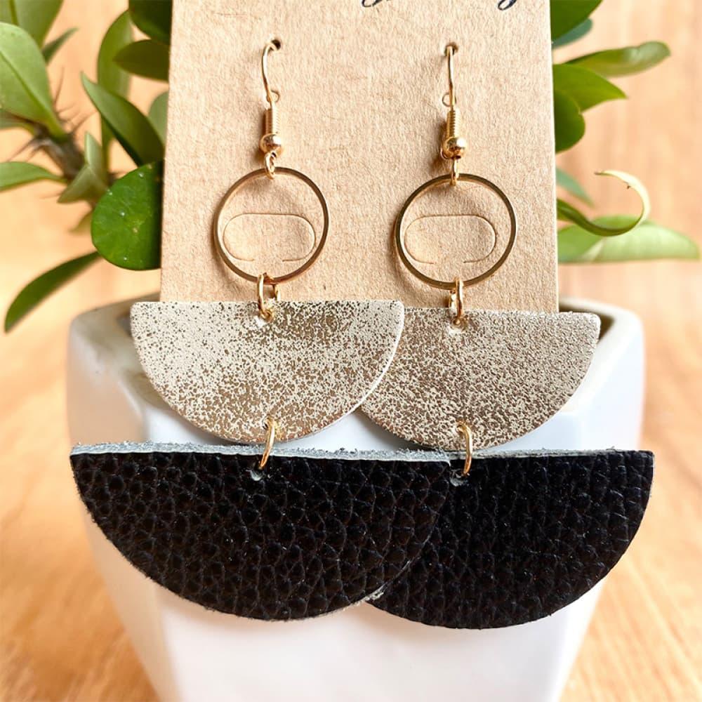 Geometrical Shape Dangle Earrings Carauana Store