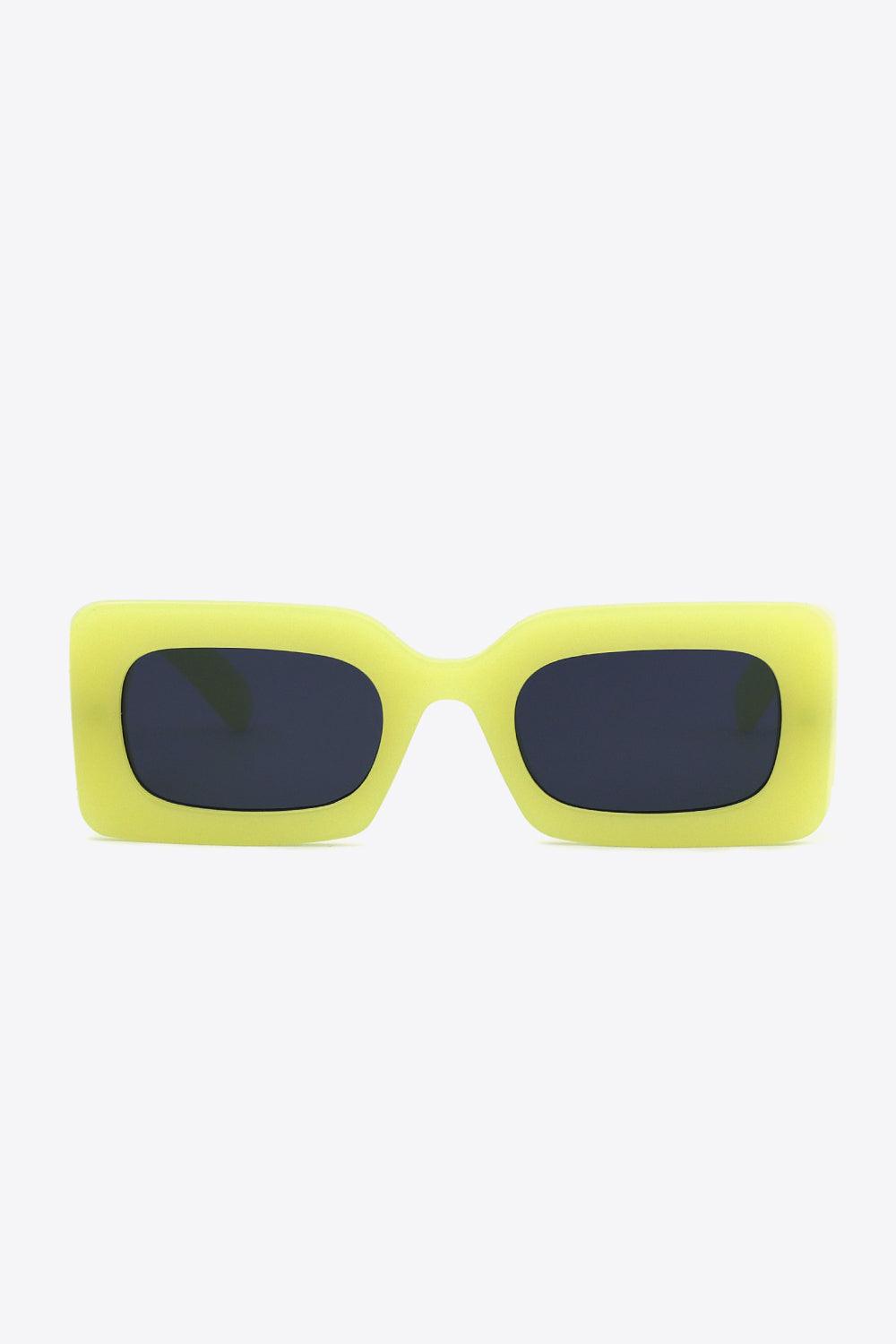 Polycarbonate Frame Rectangle Sunglasses Carauana Store