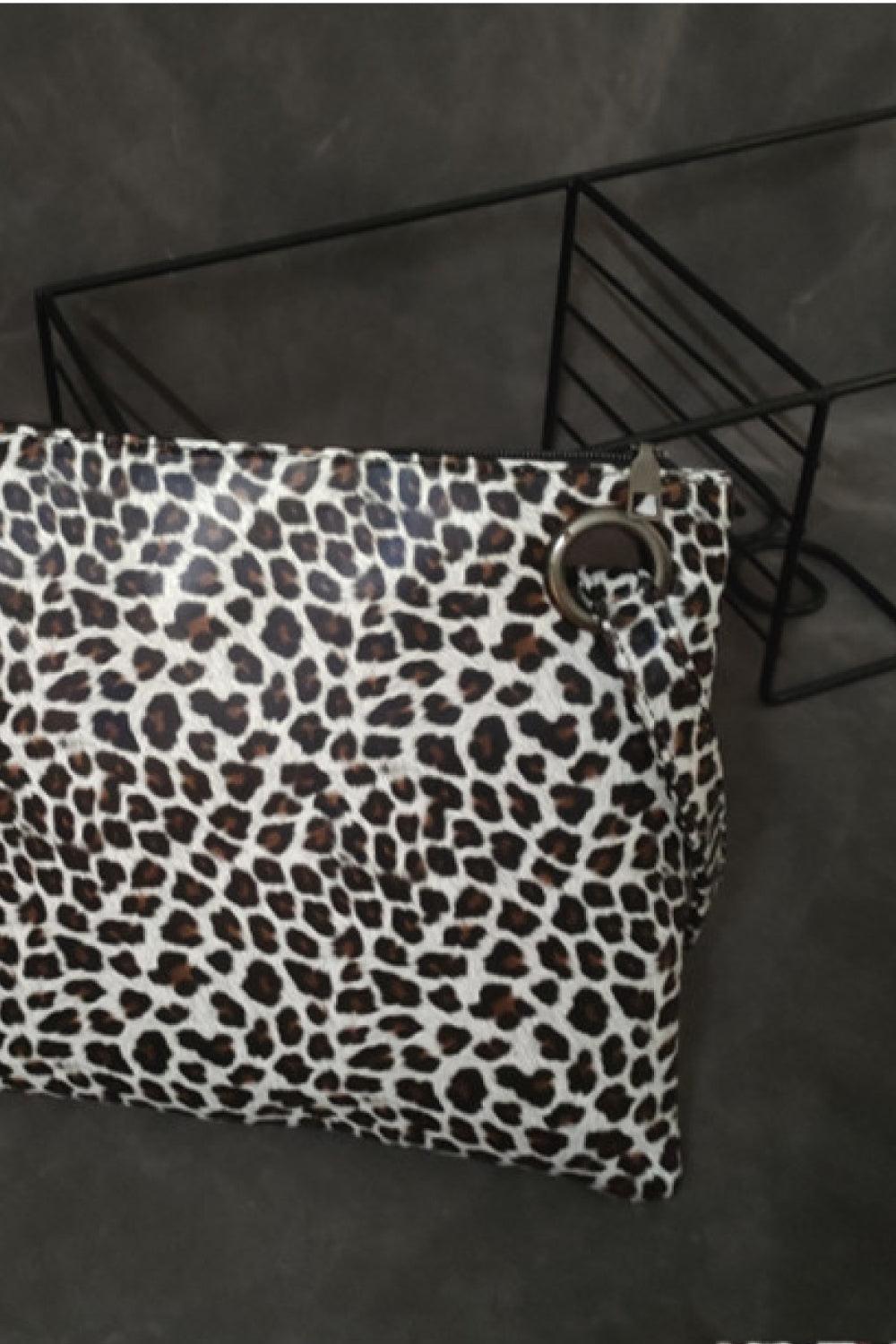 Leopard PU Leather Clutch Carauana Store