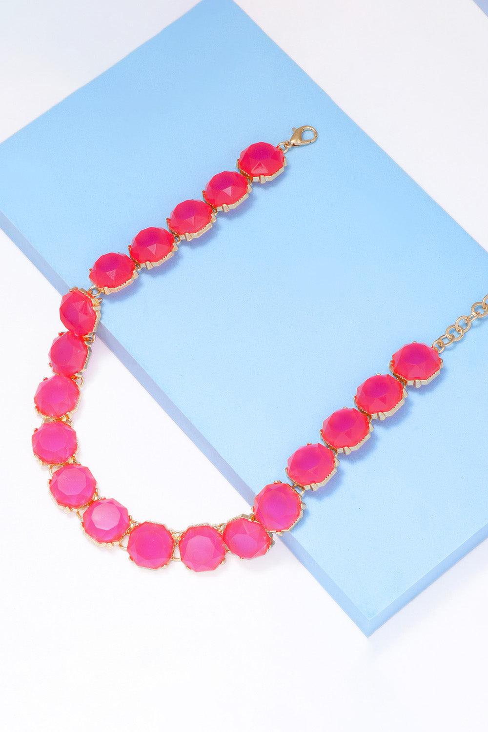 Zinc Alloy Resin Necklace Carauana Store