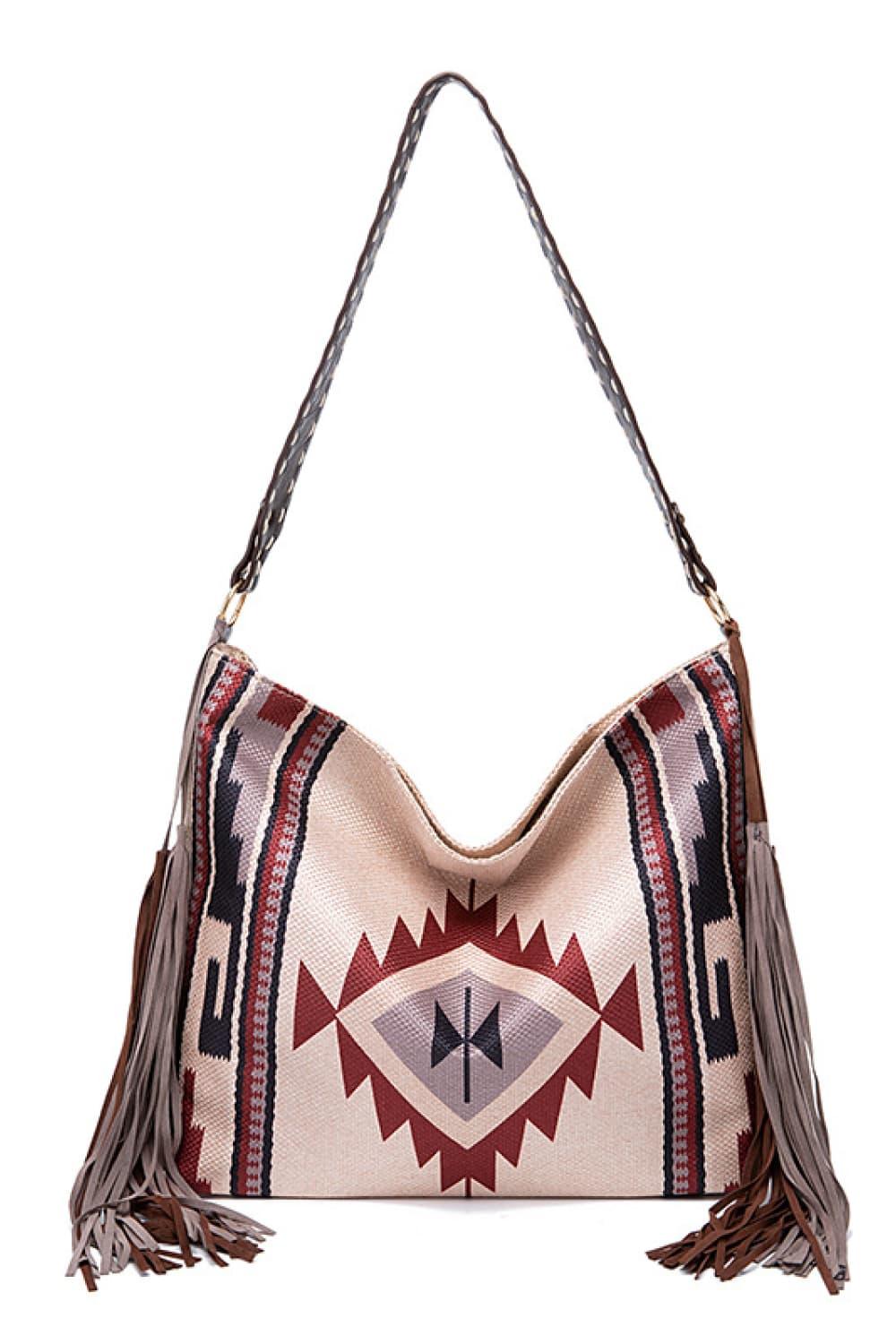 Geometric Canvas Tote Bag Carauana Store