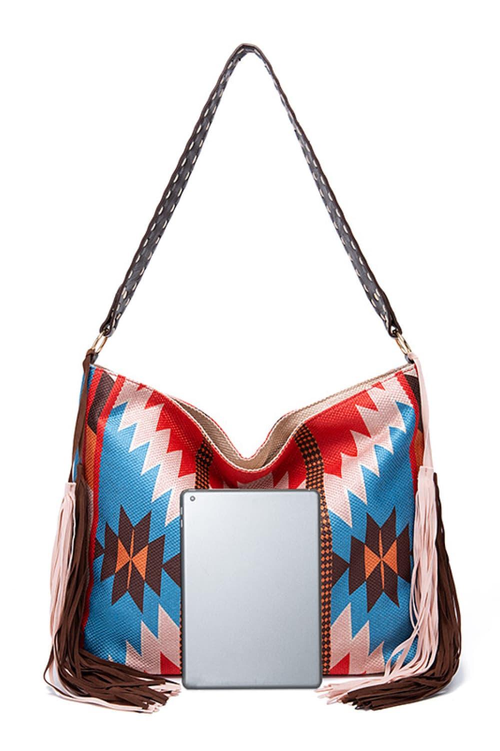 Geometric Canvas Tote Bag Carauana Store