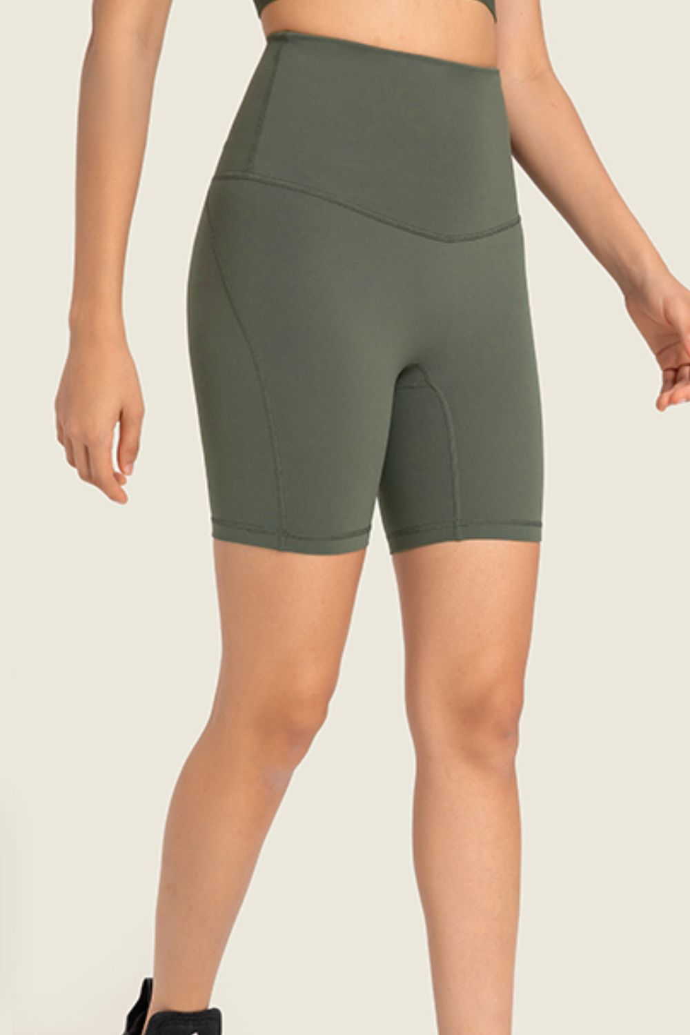 Millennia Seamless High-Rise Wide Waistband Biker Shorts Carauana Store