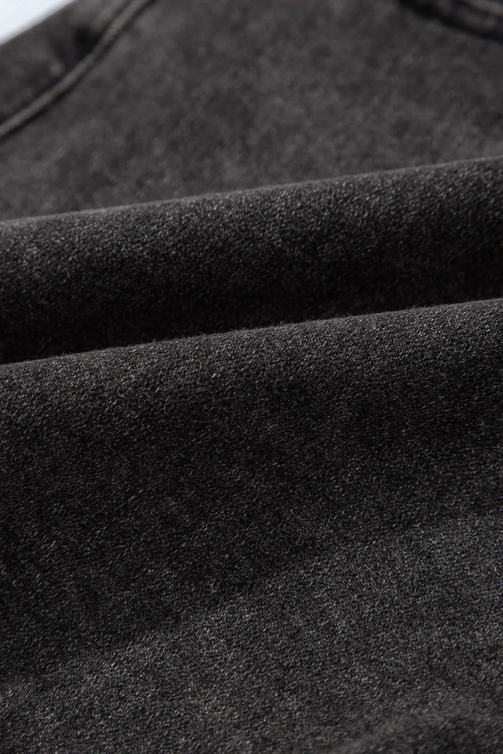 Raw Hem High Waist Denim Shorts Carauana Store