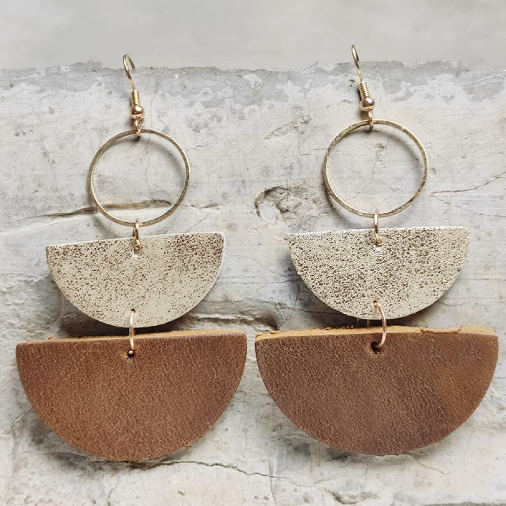 Geometrical Shape Dangle Earrings Carauana Store