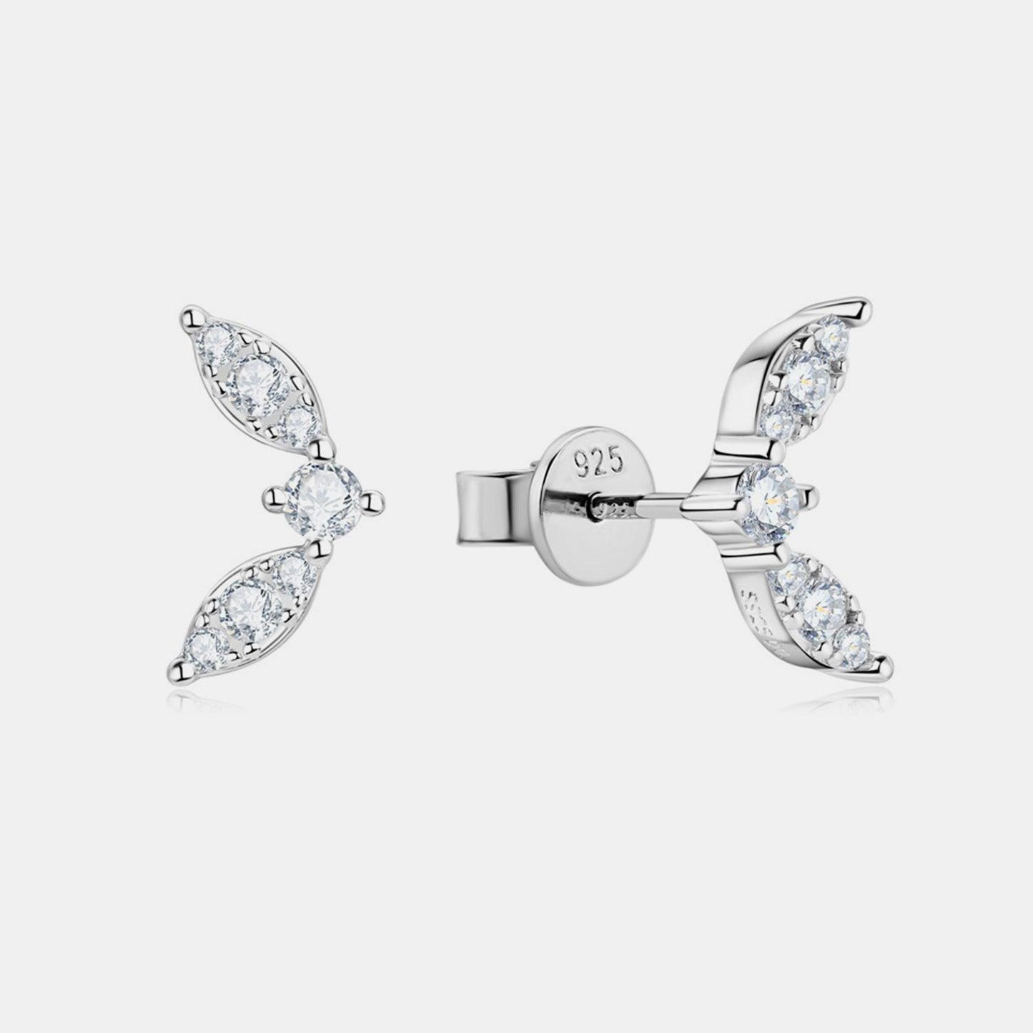 Moissanite 925 Sterling Silver Stud Earrings Carauana Store