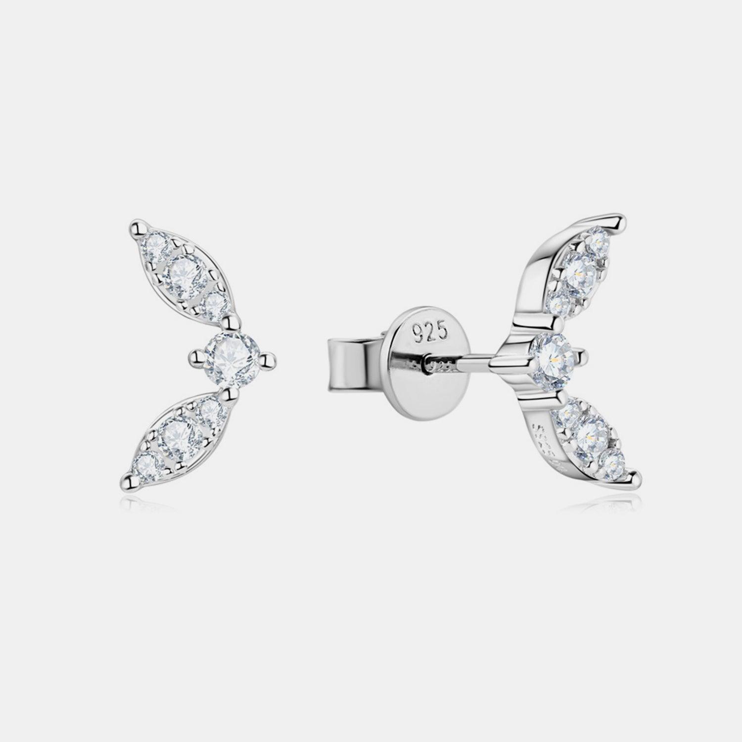 Moissanite 925 Sterling Silver Stud Earrings Carauana Store