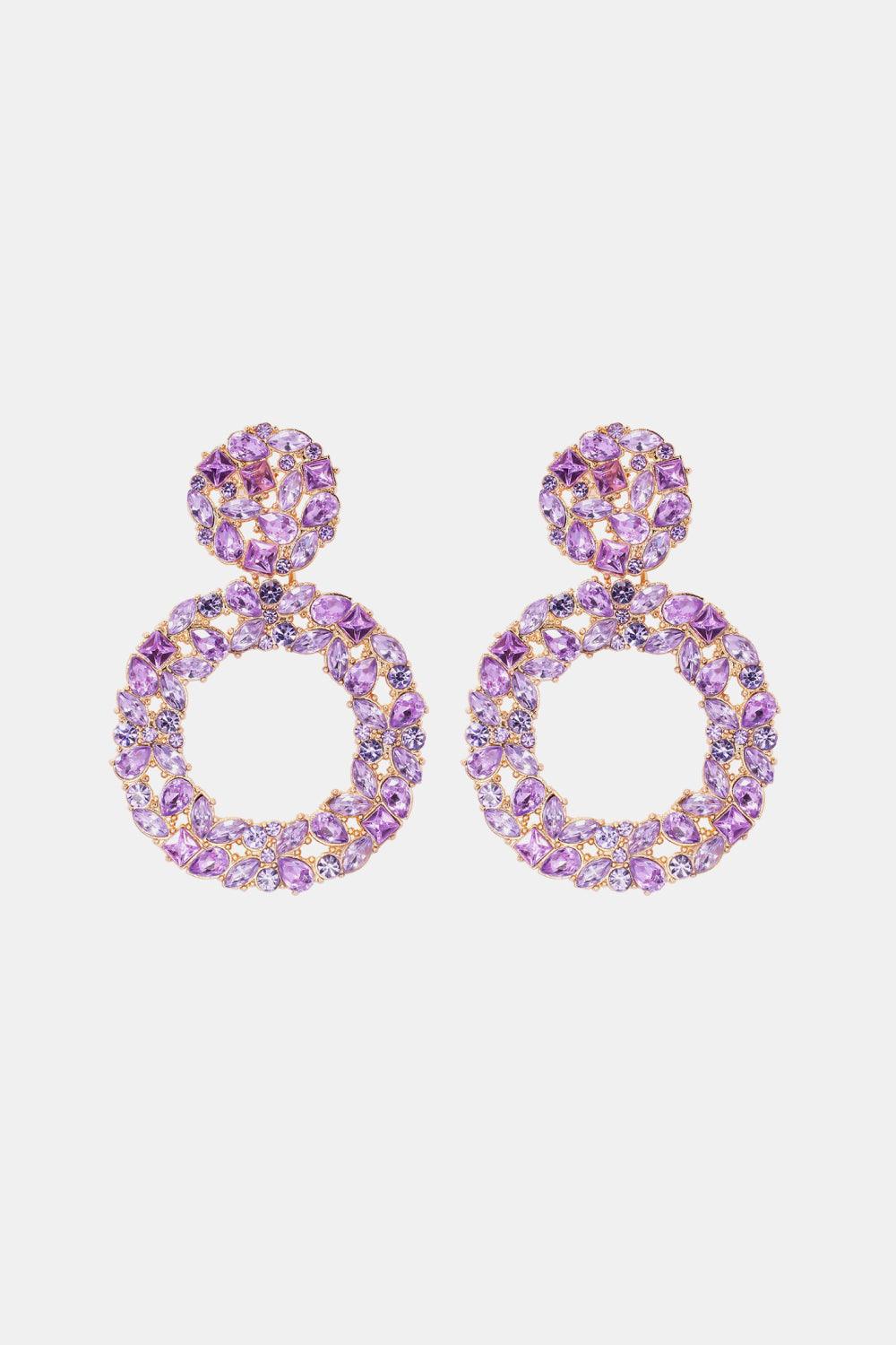 Round Shape Acrylic Dangle Earrings Carauana Store