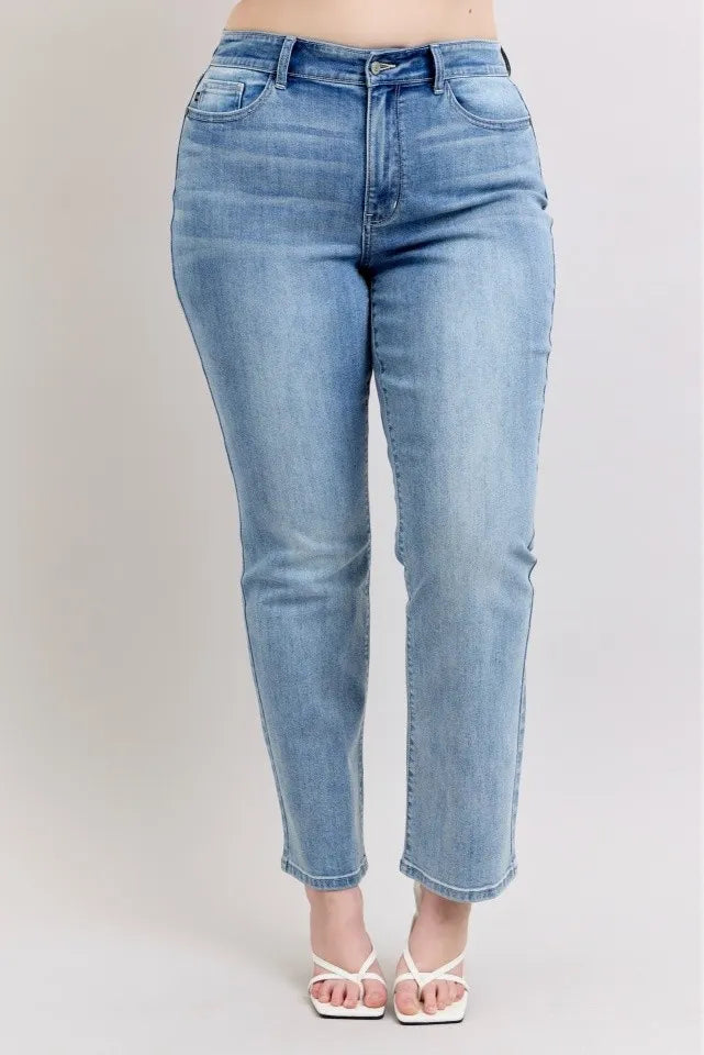 Judy Blue Plus Size High Waist Dad Jeans Carauana Store