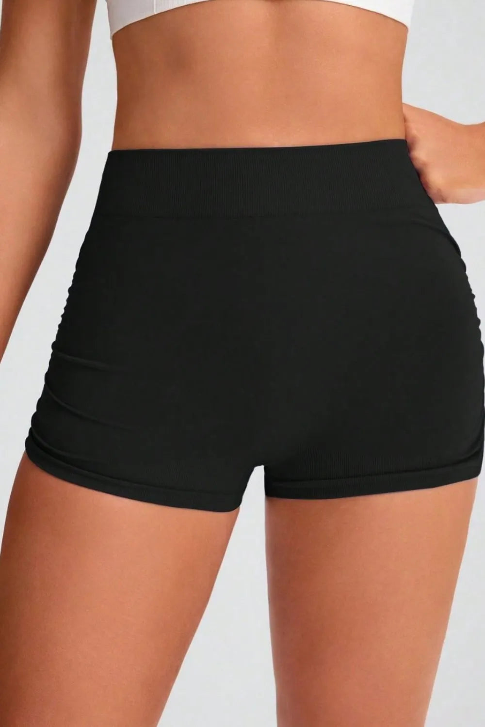 Elastic Waist Active Shorts Carauana Store