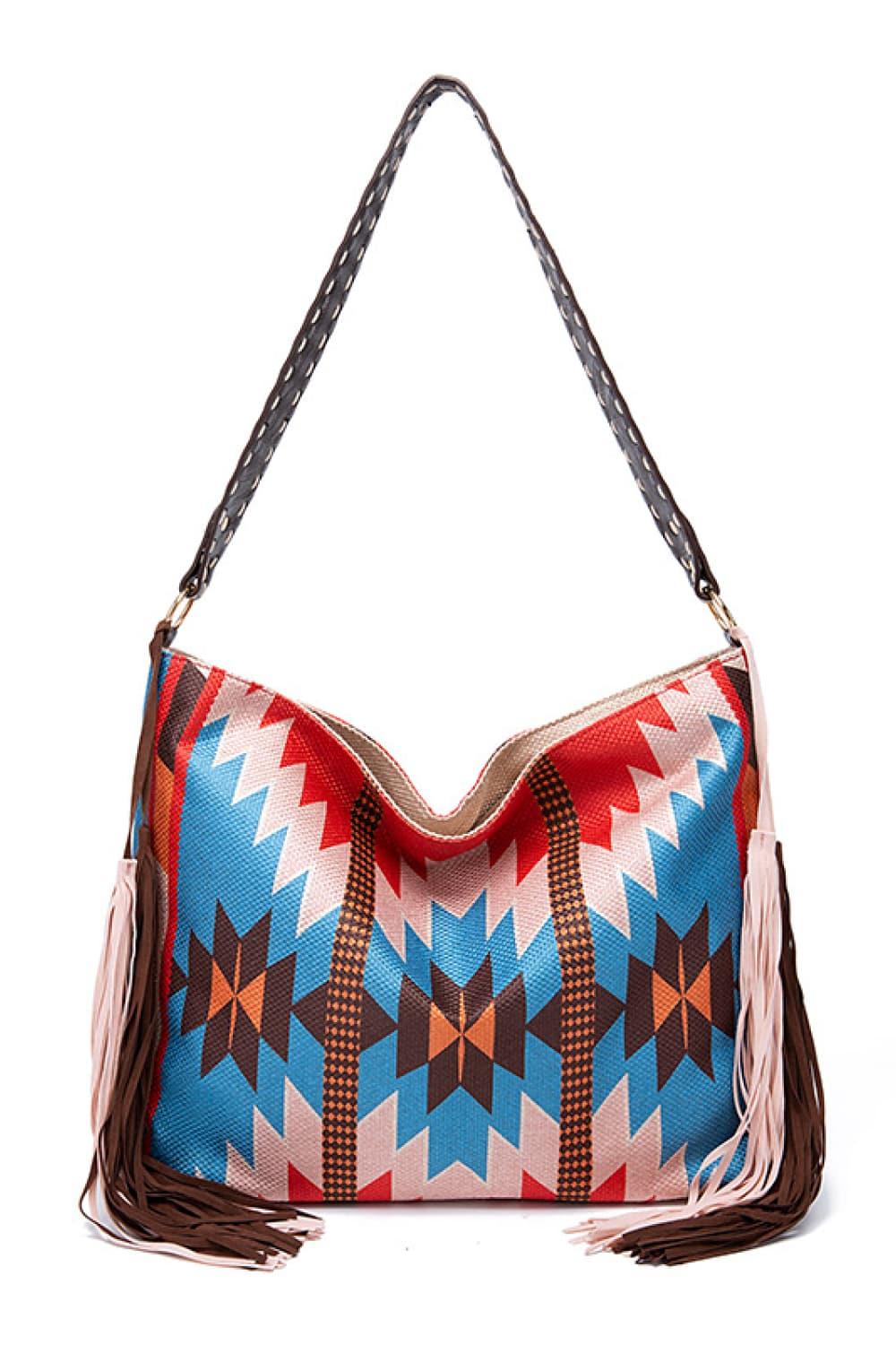 Geometric Canvas Tote Bag Carauana Store