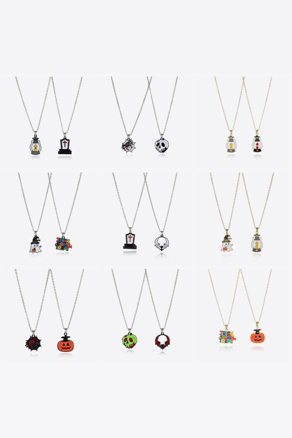 Two-Piece Halloween Theme Necklace Set Carauana Store