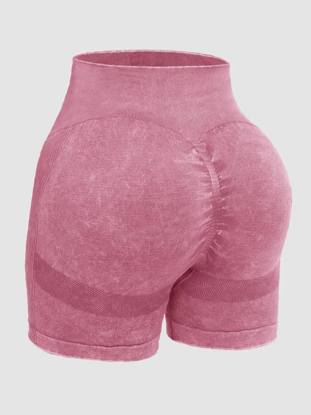Washed High Waist Active Shorts Carauana Store