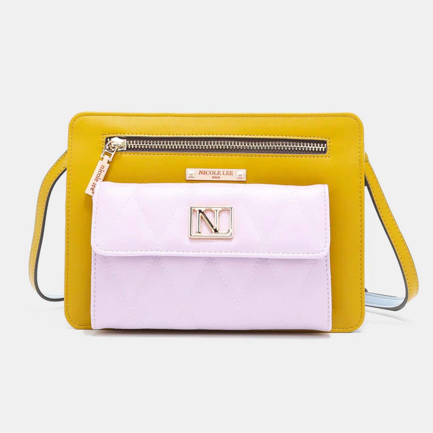 Nicole Lee USA Color Block Crossbody Bag Carauana Store
