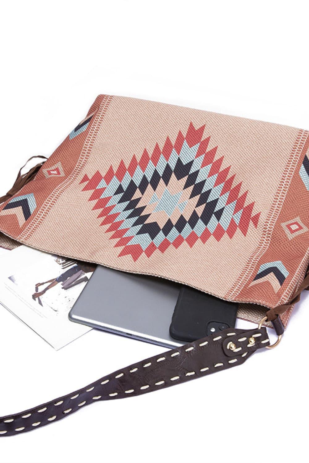 Geometric Canvas Tote Bag Carauana Store