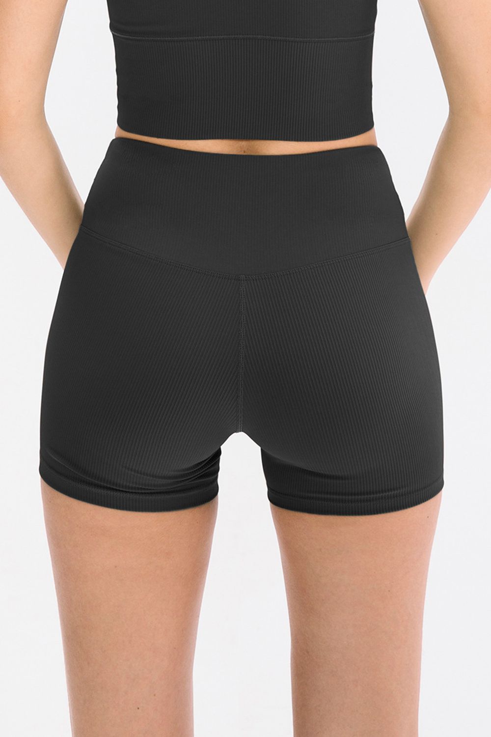 Slim Fit Wide Waistband Sports Shorts Carauana Store