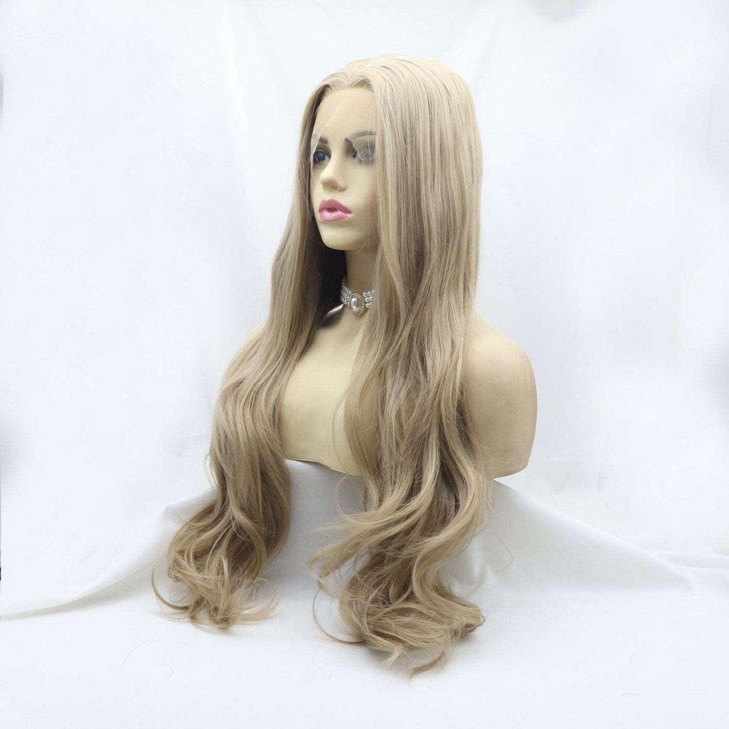 13*3" Lace Front Wigs Synthetic Long Wavy 24" 130% Density Carauana Store