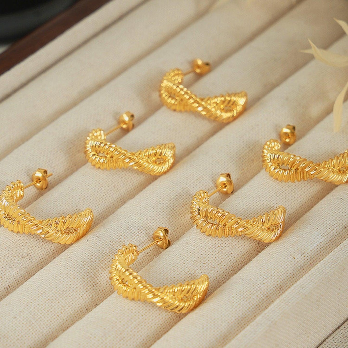 Titanium Steel Geometric Stud Earrings Carauana Store