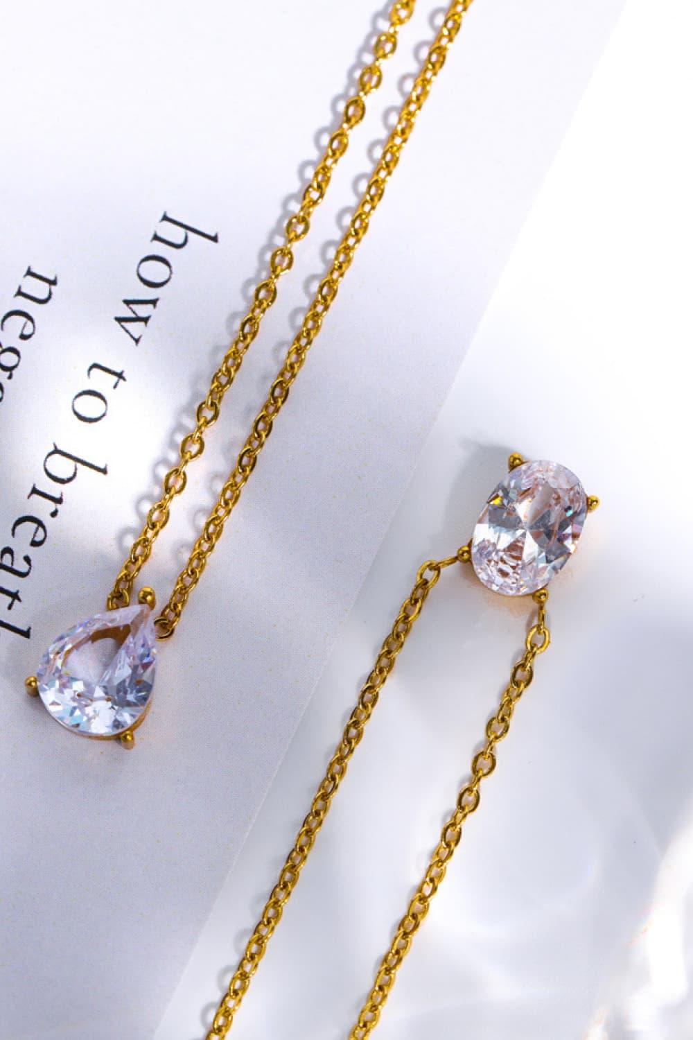 Stainless Steel Geometrical Shape Necklace Carauana Store