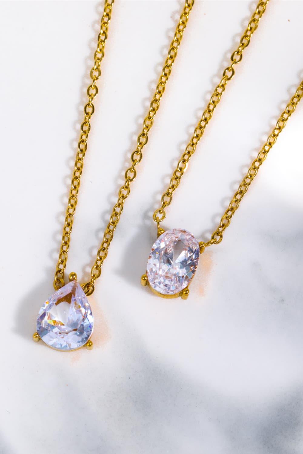 Stainless Steel Geometrical Shape Necklace Carauana Store