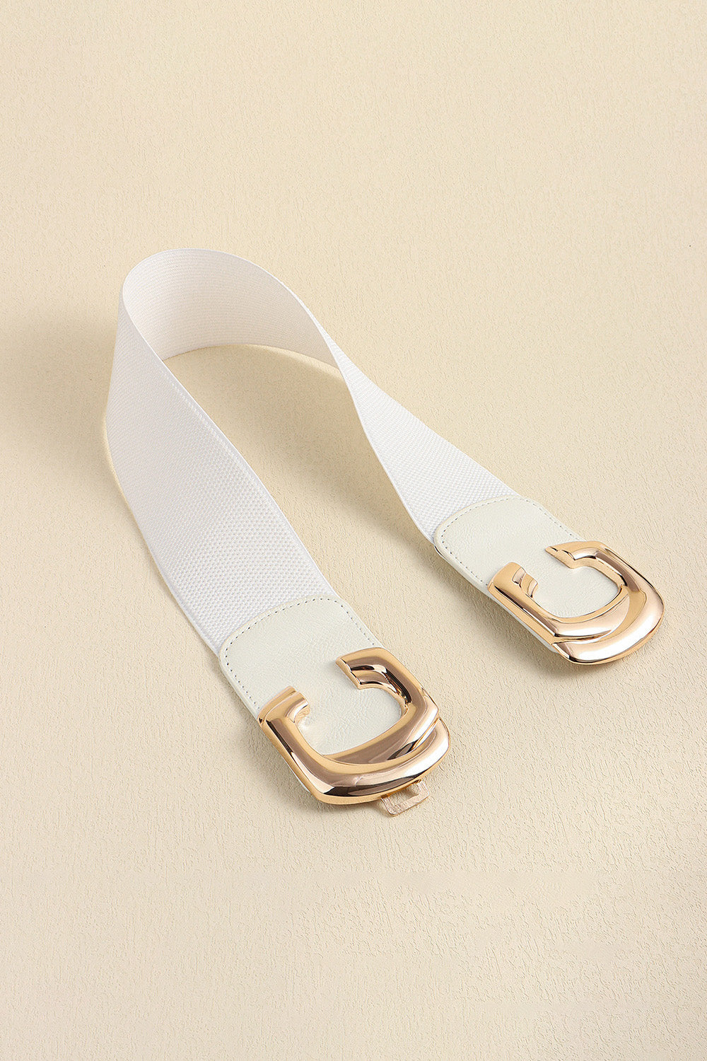 Zinc Alloy Buckle Elastic Wide Belt Carauana Store