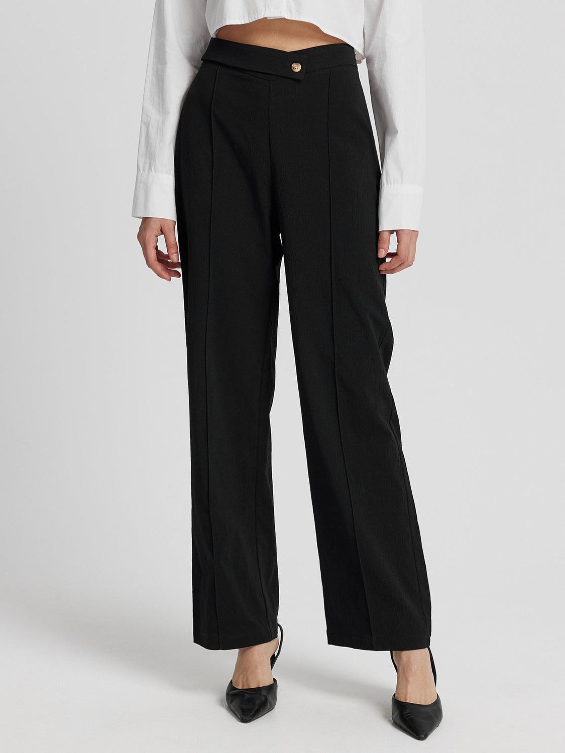 High Waist Straight Pants Carauana Store