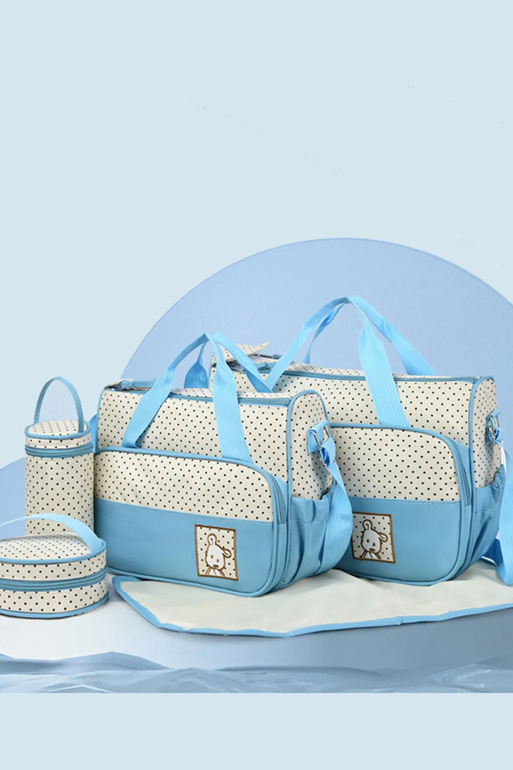 Oxford Cloth Contrast 4 Piece Bag Set Carauana Store