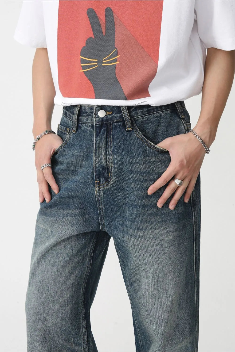Bootcut Jeans with Pockets Carauana Store
