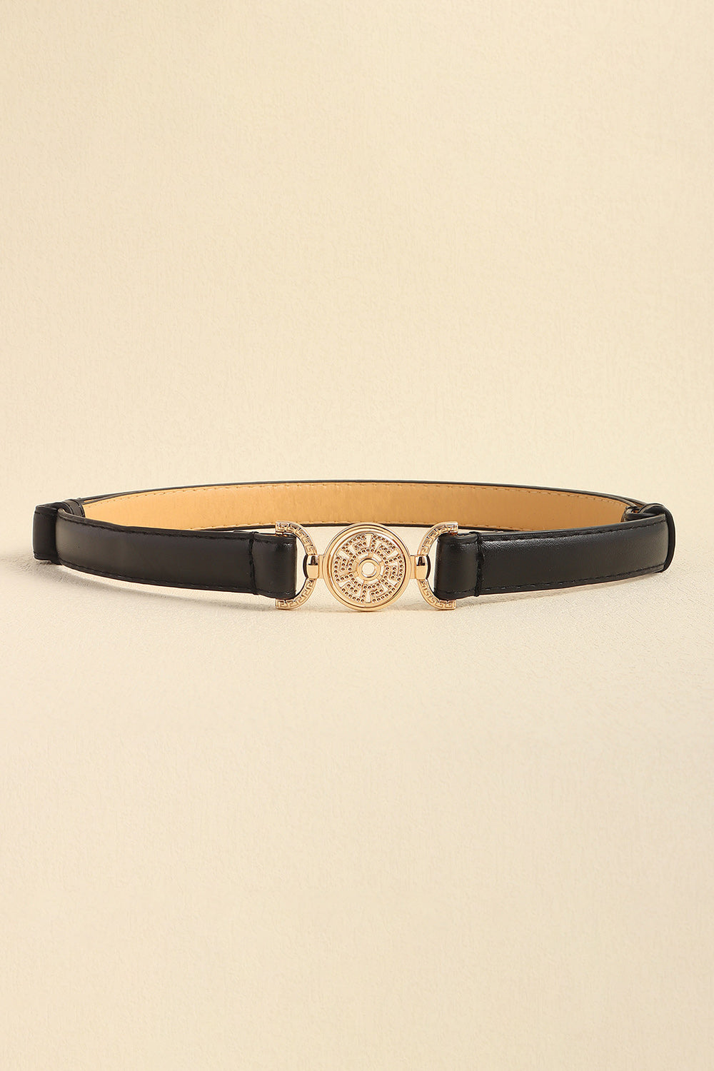 Rhinestone Decor PU Leather Belt Carauana Store