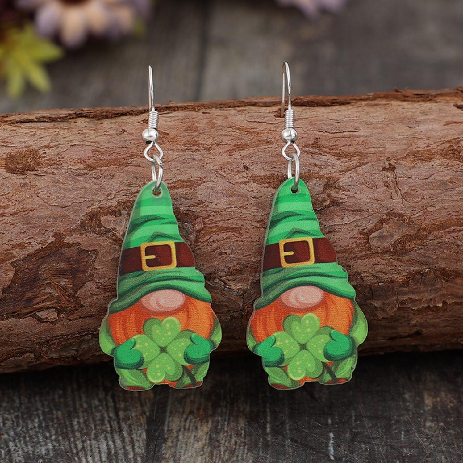 Wooden Alloy Dangle Earrings Carauana Store