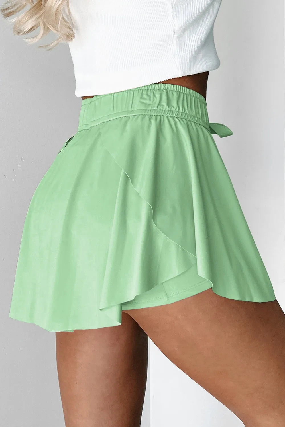 Drawstring Active Skorts Carauana Store