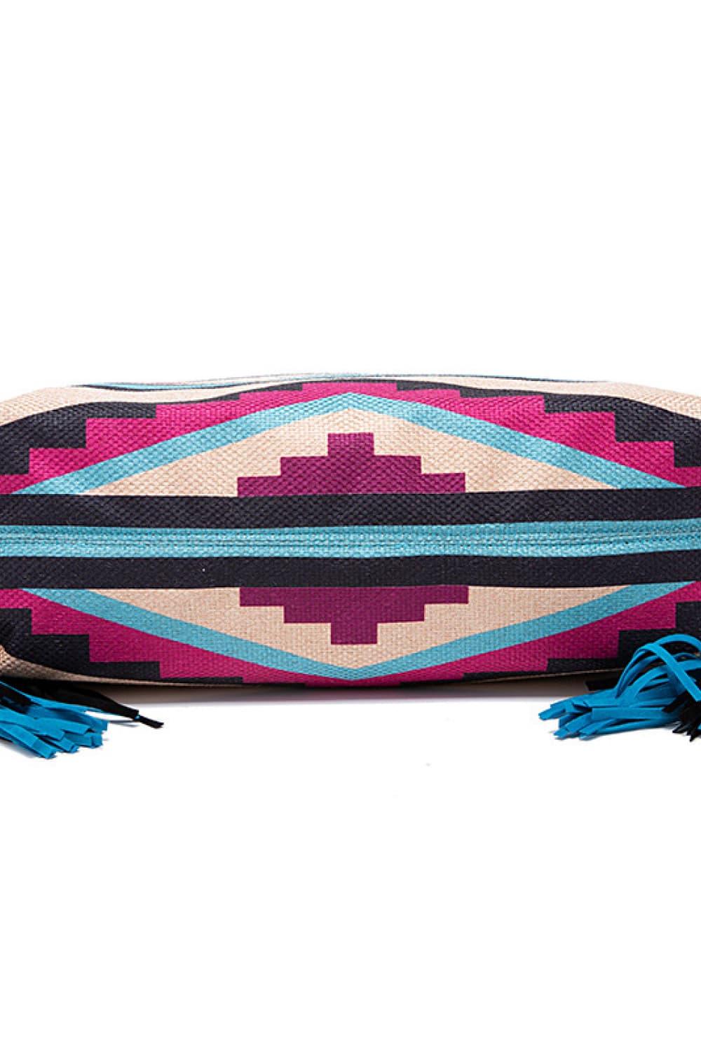 Geometric Canvas Tote Bag Carauana Store