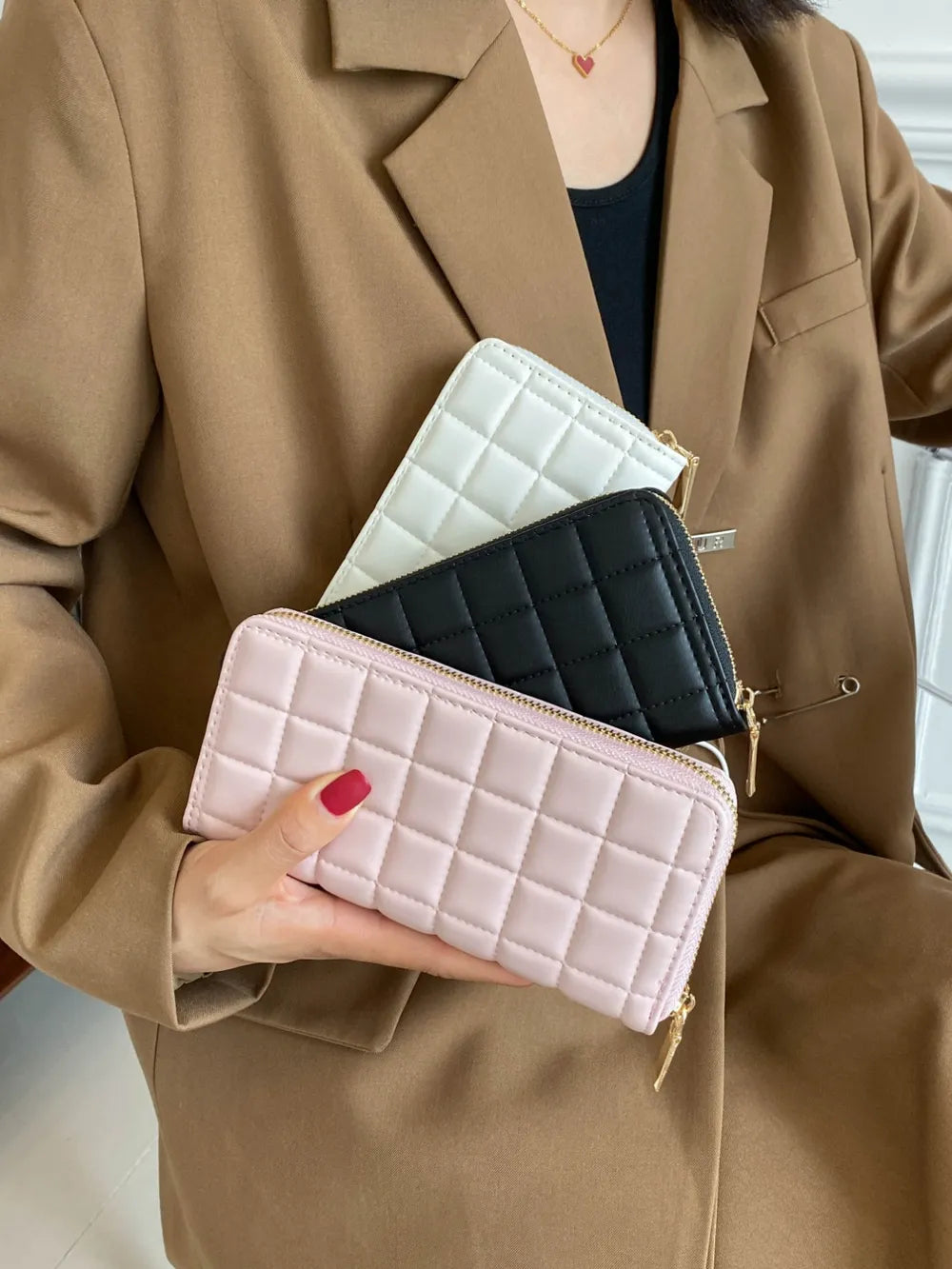 PU Leather Solid Color Wallet Carauana Store
