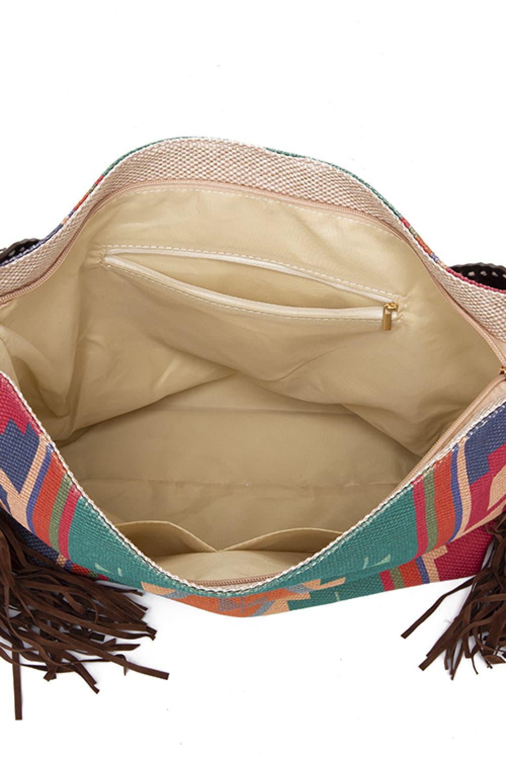 Geometric Canvas Tote Bag Carauana Store