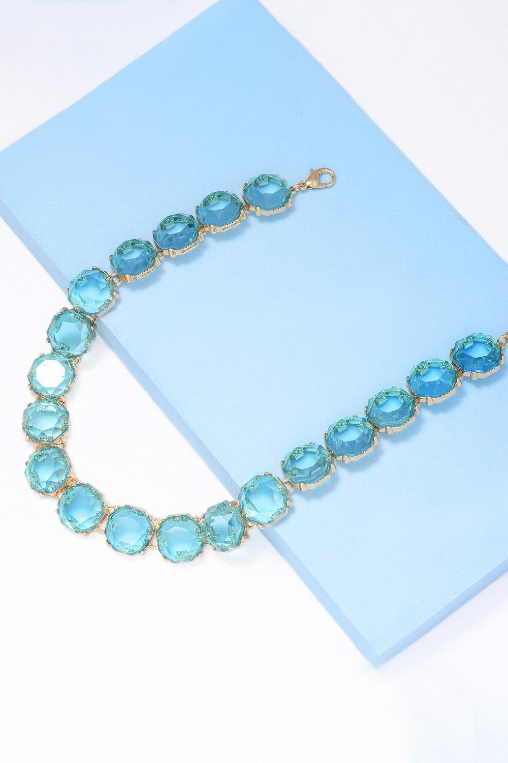 Zinc Alloy Resin Necklace Carauana Store