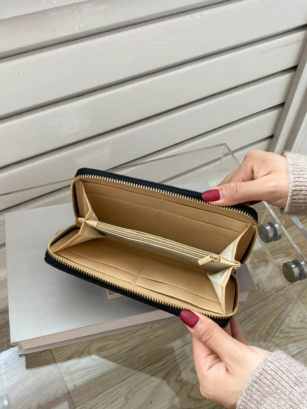 PU Leather Solid Color Wallet Carauana Store