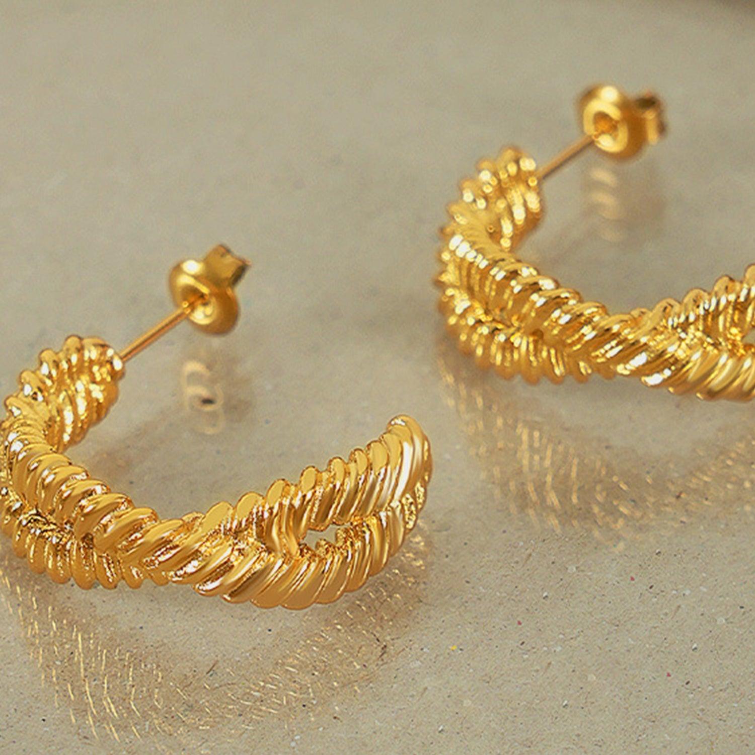 Titanium Steel Geometric Stud Earrings Carauana Store