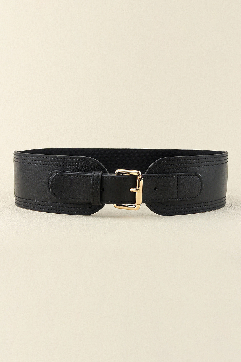 Elastic Wide PU Belt Carauana Store